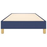 vidaXL Cadre de lit Bleu 100 x 200 cm Tissu