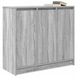 vidaXL Buffet sonoma gris 85x34x76 cm bois d'ingénierie