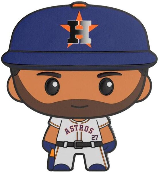 Pièce de monnaie en Argent 2 Dollars g 31.1 (1 oz) Millésime 2025 MLB Players Chibi JOSE ALTUVE MLB