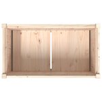 vidaXL Jardinière 90x50x70 cm bois de pin massif