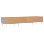 vidaXL Meuble TV sonoma gris 150x36x30 cm bois d'ingénierie