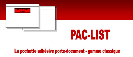 Lot de 100 pochettes documents ci-inclus pac-list a6 - La Poste