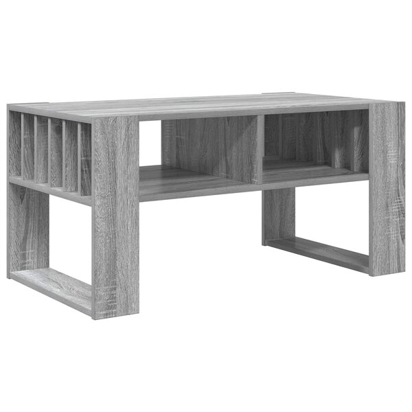 vidaXL Table basse Gris Sonoma 92 x 49 5 x 45 cm Bois d'ingénierie
