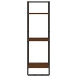 vidaXL Étagère murale 3 niveaux chêne marron 30x25x100 cm