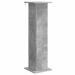 vidaXL Support de Plante 2 Pièces Gris béton 30 5 x 30 x 100 5 cm