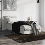 vidaXL Cadre de lit gris béton 75x190 cm bois d'ingénierie