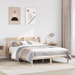 vidaXL Cadre de lit sans matelas 150x200 cm bois de pin massif