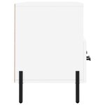vidaXL Meuble TV blanc 102x36x50 cm bois d'ingénierie