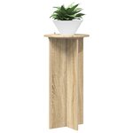 vidaXL Support de Plante 2 pièces Chêne Sonoma 40 x 40 x 80 cm