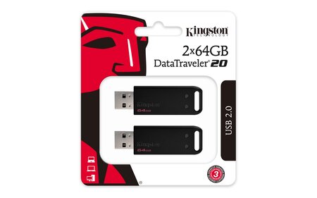 Kingston 32gb usb 2.0 datatraveler 20 3pk