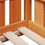 vidaXL Cadre de lit d'enfants forme de maison 90x190cm bois massif pin