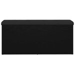 vidaXL Banc de Rangement Chêne noir 102 x 42 x 45 cm Bois d'ingénierie