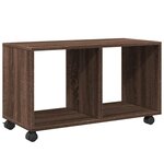 vidaXL Armoire roulante chêne marron 72x33x42 5 cm bois d'ingénierie