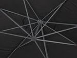 Parasol jardin déporté Alu "Sun 4 " - Rectangle - 3 x 4 m - Noir