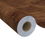 Vidaxl films autoadhésifs pour meubles 2 pièces chêne foncé 500x90 cm pvc