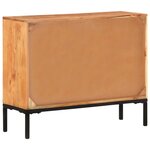 vidaXL Buffet 88x30x73 cm Bois d'acacia massif