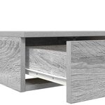 vidaXL Tiroirs de lit avec tiroir Sonoma gris 150 x 36.5 x 16.5 cm