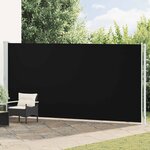 vidaXL Auvent latéral rétractable de patio 200x600 cm Noir