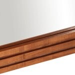 vidaXL Miroir salle de bain 50x70 cm bois massif d'acacia et verre
