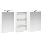 vidaXL Ensemble de Meubles de Salle de Bain 3 Pièces 120 x 10 5 x 60 5 cm