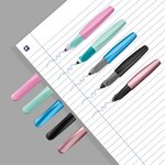 Blister de 2 Etuis de 5 cartouches d'encre Griffix pour Roller Bleu PELIKAN