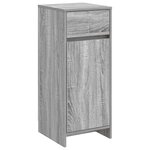 vidaXL Armoire de salle de bain Sonoma gris 35 x 36 5 x 85 cm