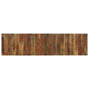 vidaXL Tête de lit multicolore 200 cm bois massif récupération