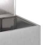 vidaXL Pot de jardin à deux niveaux 100x60x45 cm Acier inoxydable