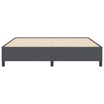 vidaXL Cadre de lit Gris Foncé 180x200 cm en Tissu Cords