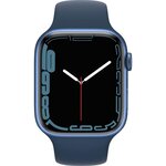 Apple Watch Series 7 GPS - 45mm - Boîtier Blue Aluminium - Bracelet Abyss Blue Sport