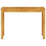 vidaXL Ensemble de salle à manger pour jardin 3 Pièces Marron