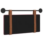 vidaXL Tête de lit suspendue Bordeaux PU antique
