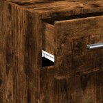 vidaXL Buffet chêne fumé 30x42 5x93 cm bois d'ingénierie