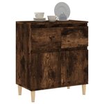 vidaXL Buffet Chêne fumé 60x35x70 cm Bois d'ingénierie
