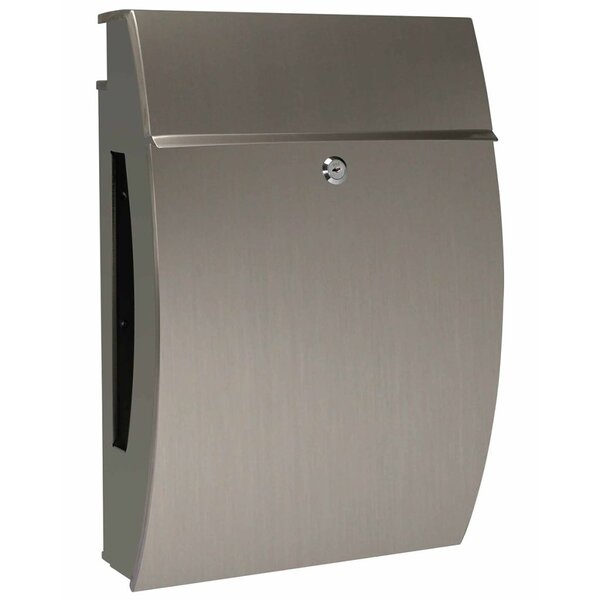 Boîte aux lettres NYC Acier inoxydable Argenté BG11003 - Perel