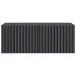 vidaXL Meuble TV mural Noir 78 5 x 41 x 30 cm Bois d'ingénierie