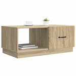 vidaXL Table basse Chêne Sonoma 90 x 50 x 37 cm Bois d'ingénierie