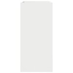 vidaXL Meuble sous lavabo de salle de bain Blanc 56 x 37 5 x 81 cm