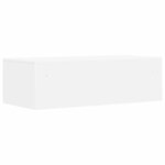 vidaXL Bureau mural Blanc 100 x 45 x 30 cm Bois d'ingénierie