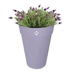 Pot de fleur Loft Urban Rond - Haut 35 - Violet Ø 33 5 x hauteur 45 cm - Extérieur 100 recyclé