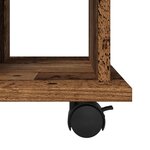 vidaXL Armoire à roulettes vieux bois 60x45x60 cm bois d'ingénierie