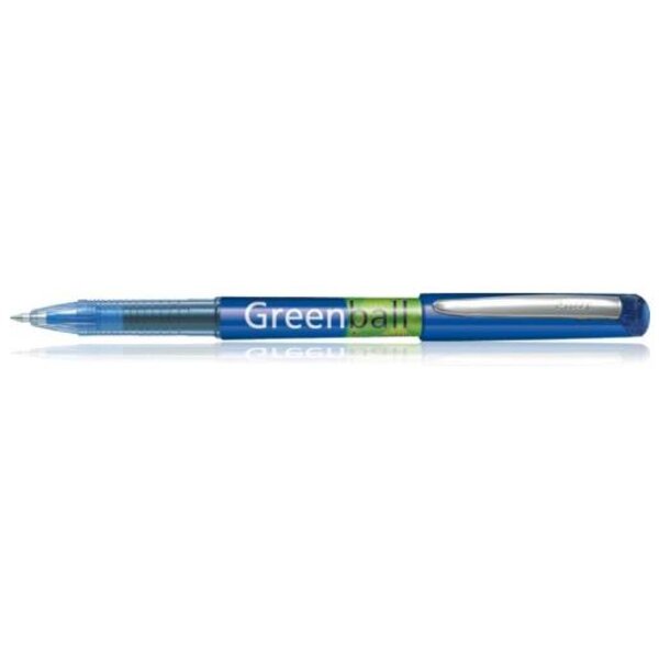 Stylo Roller Encre liquide GREENBALL 7 pointe Moyenne Bleu PILOT