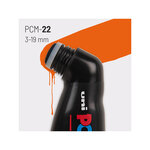 Marqueur à pigment pcm22 mop'r  rouge posca