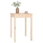 vidaXL Table à manger 55x55x75 cm Bois massif de pin