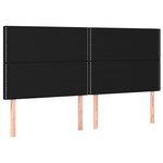 vidaXL Sommier à lattes de lit avec matelas Noir 200x200 cm Tissu