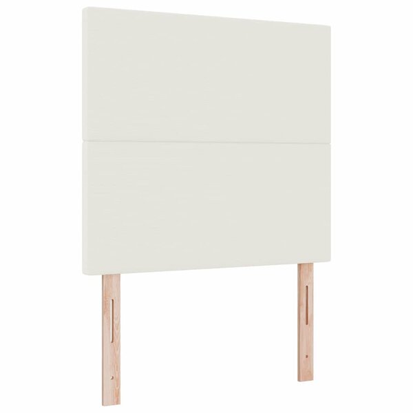 vidaXL Tête de lit Crème 80 cm Tissu en velours côtelé