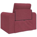 vidaXL Canapé-Lit Bordeaux 98 x 71 x 83 cm Velours
