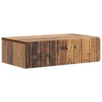 vidaXL Table d'appoint murale Bois ancien 59 x 34 5 x 17 cm
