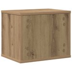 vidaXL Organiseur de bureau chêne artisanal 36 x 26 x 29.5 cm