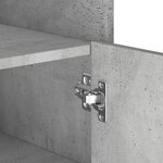 vidaXL Buffet gris béton 73 5x35x75 cm bois d'ingénierie